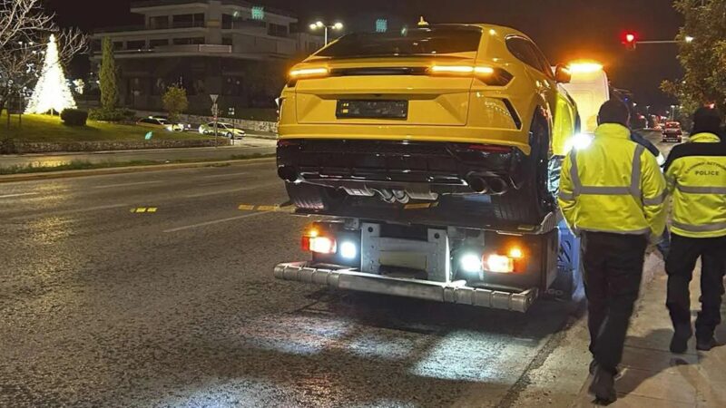 Προνοητικός οδηγός παράτησε Lamborghini στον δρόμο για να γλιτώσει αλκοτέστ