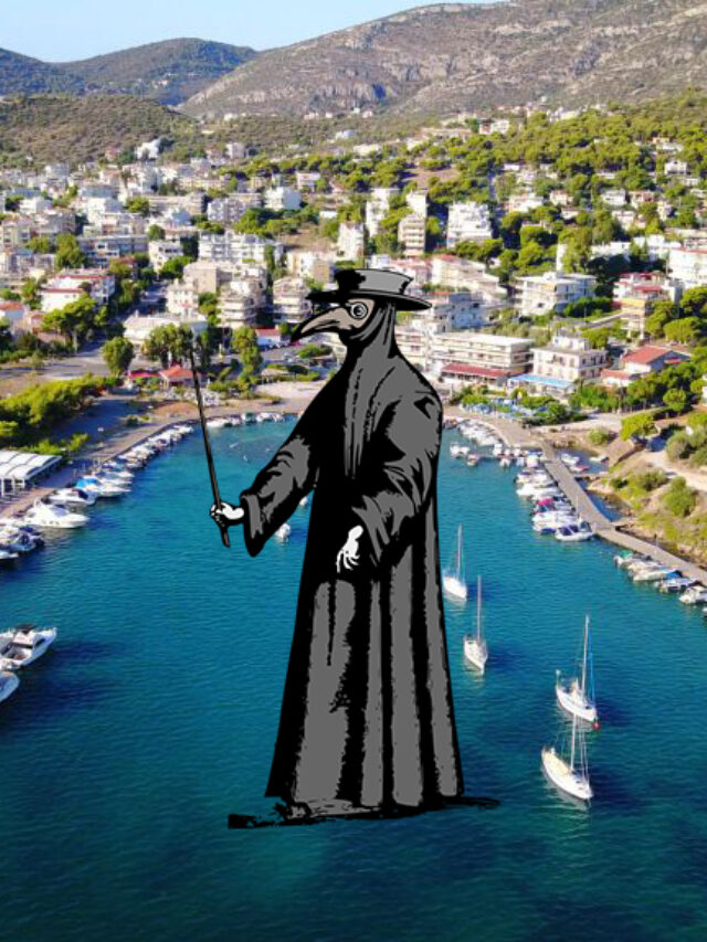 Μεσαιωνικός Plague Doctor βγήκε βόλτα στο Πόρτο Ράφτη, για κάποιο λόγο