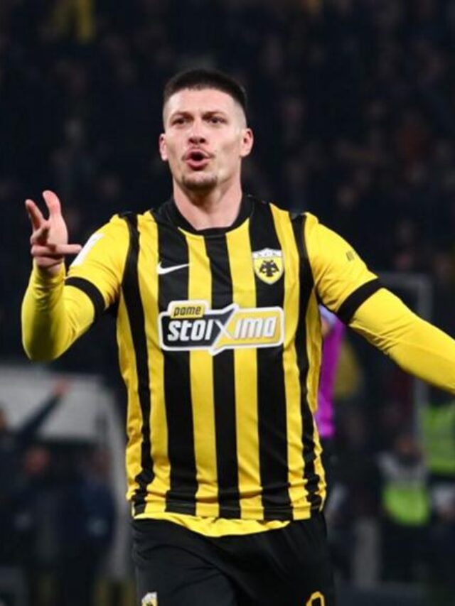 Γιγάντια κιτρινόμαυρη τούρτα έσβησε ο Γιόβιτς, λογικά για να γιορτάσει τα πέντε ακυρωμένα γκολ του