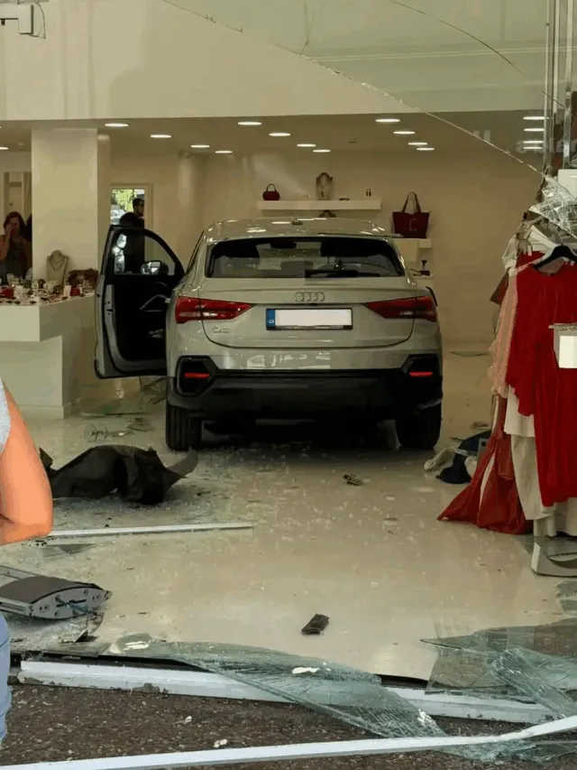 Οδηγός μπέρδεψε τις ταχύτητες και έχωσε το αμάξι της μέσα σε μαγαζί